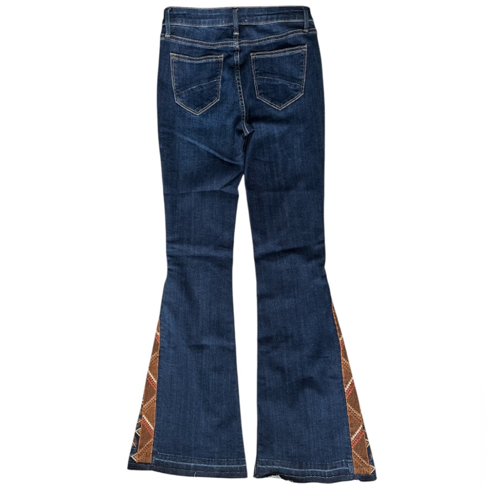 FP Driftwood Embroidered Flare Jeans - Picture 4 of 12